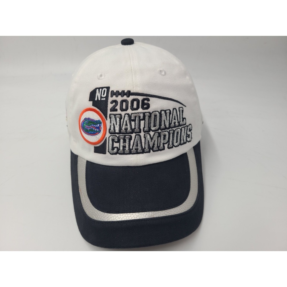 University of Florida Gators 2006 National Champions Nike Hat Cap Men NCAA White